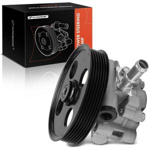 A-Premium Power Steering Pump, with Pulley, Compatible with Ram 2500 2019-2021, 3500 2019-2021, 4500 2019-2021, 5500 2019-2021, 6.4L, Replace # 68399220AA