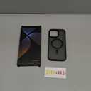 TORRAS Magnetic Shockproof for iPhone 16 Pro Max Case, [Fit for MagSafe] [MilitaryGrade Drop Tested] Translucent Slim Protective for iPhone 16 Pro Max Case AntiFingerprint AntiScratch, Black