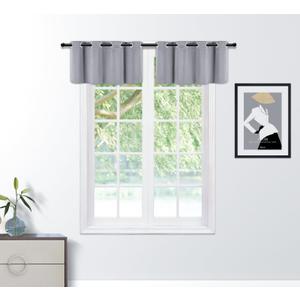 PI Blackout Closet Curtains,Grommet PRICACY DUSTPROOD Closet Door Curtain,Divider Curtain for Bedroom Room/Storage/Interior Room(Light Grey, W42XL80)
