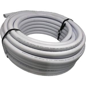 Sealproof 1" Dia Flexible PVC Pipe, Pool and Spa Hose Tubing for Hot Tubs and Swimming Pools, Premium Hose Made In USA, 1-Inch, 100 FT, White Sealproof 1" Dia Flexible PVC Pipe, Pool and Spa Hose Tubing for Hot Tubs and Swimming Pools, Premium Hose Made In USA, 1-Inch, 100 FT, White