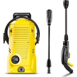 Krcher Pressure Washer K 1, Max 1.45 GPM, 1700 PSI, Trigger Spray Gun & Vario Power Spray Wand - for Cars, Bikes, Deck, Driveways, Siding, Patios