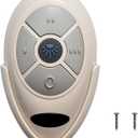 FAN-35T1 Replacement Remote for Harbor Breeze Allen Roth Ceiling Fan Remote Control 303.9MHz w/Light Dimmer Learn Key 3-Speed,Replace L3HFAN35T FAN-53T 35T L3HFAN35T1 35T1(Remote Only)