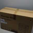 Himix Large Storage Bins with Lids, 66Gal/264QT Stackable Collapsible Plastic Bins with Wheels, Closet Organizers for Bedroom, Kids Room, Living Room, Garage