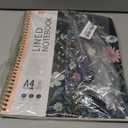 Taja Large Spiral Lined Journal for Women, 8.5" x 11" Notebooks for Work Collge Ruled, A4 Aesthetic Cute Journaling Notebooks for Writing, Plastic Cover, Celestial