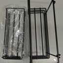 Coffee Syrup Rack (6 Bottle Capacity), Organizer for Coffee Bar & Kitchen, Small Wine Rack for Bar, Family & Storage