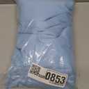 10x10ft Baby Blue Tulle Backdrop Curtain with Lights String Sheer Drapes for Baby Shower Decorations for Boy, Bridal Shower, Photo Booth, Birthday Party Decor(2 Panels)