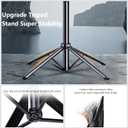 Auto Face Tracking Tripod for iPhone with Light, No APP Needed 70.9" Phone Camera Tripod Stand 360 Rotation Selfie Stick Follows Your Movement with Remote for Content Creator Vlog Live Stream