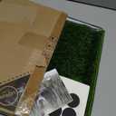 HQ4US Dog Grass Pad with Tray Odor Control Grass Pee Pad for Dog Litter Box