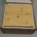 Bamboo Food Dispenser | Kitchen Organizers and Storage | Airtight Pantry Organizers and Storage Container | Cereal, Rice, Flour, Snack Storage (2, Small)