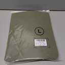 VICHYIE Women Lapel Neck Ribbed Bodycon Tight Fall Dress Long Sleeve Mid Thigh Pencil Above Knee Dresses (Green, L)