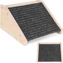 2 Pack Dog Ramp for Stairs, Dog Stair Ramp, Pet Ramp for Stairs for Small Dog Stairs Ramp for Injured Dogs with Anti Slip Strip 11.81 x 9.84 x 5.91 in