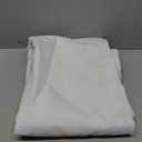 sancua 2 Pack White Tablecloth 60 x 120 Inch, Rectangle 8 Feet Table Cloth - Stain and Wrinkle Resistant Washable Polyester Table Cover for Dining Tables, Buffet Parties and Camping