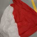 Kalolary 20FT Christmas Inflatable Outdoor Decorations, Giant Santa Hat Blow Up Yard Decorations with Build in LED Lights Hanging Santa Claus Inflatable for Outdoor Garden Lawn Square Shopping Mall