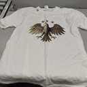 New Emblem of Syria | Syrian National Identity T-Shirt (White, L)