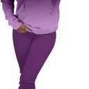 Nimsruc Two Piece Outfits For Women Jogging Suits Casual Sweatsuits Jogger (X-Large, Z513-gradient Purple)