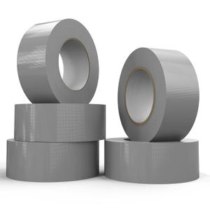 SWRT 9 Mil 5-Pack Silver Heavy Duty Duct Tape Strong Adhesive, 2 in x 30 YD (Total 150YD) Duct Heavy Duty Waterproof All Weather Gray Duct Tape No Residue Sealing & Patching for Indoor&Outdoor Repair