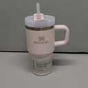 STANLEY Quencher H2.0 Tumbler with Handle and Straw 20 oz | Flowstate 3-Position Lid | Cup Holder Compatible for Travel | Insulated Stainless Steel Cup | BPA-Free | Rose Quartz 2.0