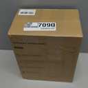 Mini Single Serve Coffee Maker for K Cup and Ground Coffee, Fast Brew One Cup Coffee Machine with Descaling Reminder and Water Window, 6 to 12 oz. Brew Sizes, Black (9.45 Inches)