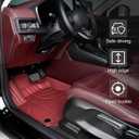 Floor Mats for 2013-2018 Dodge Ram 1500 2500 3500 Crew Cab, 27"L x 6"W x 22"Th