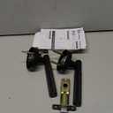 Asidrama 1 Pack Privacy Door Handles, Door Lever with Door Knobs Indoor for Bedroom or Bathroom, Heavy Duty Black Door Handles Interior with Locks for Left Right Sided Doors