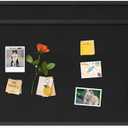 DAHAPYBOO Cork Board with Linen Black 2Pack,Bulletin Board 30"x20", Corkboards for Office Home School Message Board or Vision Board Decoration.