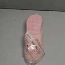 Enteer Women's Slippers Memory Foam Slippers Outdoor Indoor Warm Plush Bedroom Golden thread Couple Slipper Pink US 5-6
