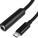 USB Type C to 1/4 Headphone Adapter,USB C to 6.35mm TRS Audio Cable Stereo Jack Audio AUX Adapter Compatible with Amplifiers, Mixer, Home Theater, Smartphones, Laptop, 6.35mm Headphones (3.3FT)