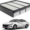 Engine Air Filter Compatible with 2021 2022 2023 2024 Hyundai Elantra Limited/SE/SEL 2.0L Replaces# 28113-AA100 28113-AA100-AS 28113AA100