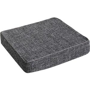 Square Chair Cushion, Sofa Solid Thickened Cushions Floor Seating Pillow Cushion, Thickened Chair Cushions Sofa Cushion for Indoor (Grey)
