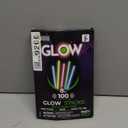 JOYIN 100 Pcs 8" Glow sticks Bulk Party Favors Pack, Neon Glow in the Dark Party Supplies, Light Up Necklaces and Bracelets with Connectors, Easter, Football, Birthday Decorations