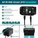 hygger Intelligent Auto Top Off System, Saltwater Aquarium ATO Water Level Refill Controller Kit for Reef Breeders and Freshwater Tank Supplies