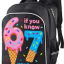 2 x 67 Backpack for Boys Girls, Large Capacity Durable Waterproof Backpacks, Medium