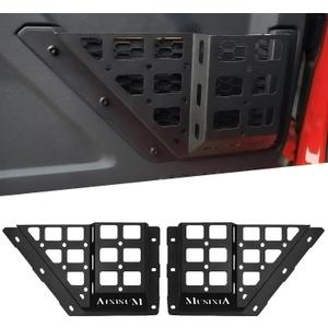 MusixiA Front Door Storage Pockets for Ford Bronco 2024 2023 2022 2021 Cup Holder 2/4 Doors Organizer Box Interior Expansion Accessories