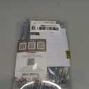 UrbanRed 60 PCS Strong Stainless Steel Pinch Pleat Curtain Hooks, Makes Pinch Pleated Curtains and Drapes for Three Standard Windows, 4 Prongs Pleated Tape Curtain Drapery, Curtain Pin Hooks