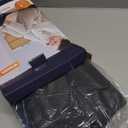 Electric Heated Foot Warmer with Dual-Sided Heating Elements, Washable Feet Heating Pad Under Desk/in Bed, 20” x 20” Heated Pad in Home Office 2h Timer 3 Temperature Settings (Blue)