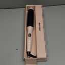 Infrared Thermal Brush 1.65, 100M Negative Ions 2-in-1 Curling, Straightening & Smoothing Round Brush, 6 Heat Settings with LED Display, Lightweight Quiet, Dual Voltage, Auto Shut-Off, Pink Gift Box