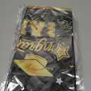 10 x 2 Pack Graduation Tablecloth - Congrats Grad Table Cloths, Plastic Disposable Rectangle Black Gold Class of 2026 Table Cover for Graduation Tables Decorations Party Decor Supplies Favors,108 x 54 Inch