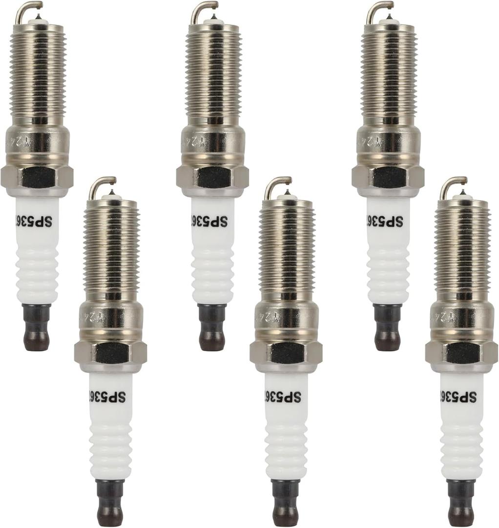 ECCPP Spark Plug Platinum Iridium Fit for Mazda for 6 2009-2012,for Mazda for CX- 2007-2012 Replacement for 5367 (6 Spark Plugs)