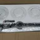 4 Lights Bathroom Vanity Light Fixtures Black, Bathroom Lights Over Mirror, Industrial and Farmhouse 4 Lights Wall Sconce, Matte Black Globe Vanity Lighting Fixtures