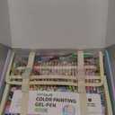 168 PCS Gel Pens for Adult Coloring Books, 162 Colors Gel Colored Pens Set with Travel Case, Perfect Gel Pens for Adult Drawing Doodling Journaling, Art Supplies and DIY Crafts