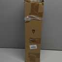 Gold Double Curtain Rods for Windows 72 to 144 Inch, 1 Inch Adjustable Decorative Crystal Long Dual Curtain Rod, Heavy Duty Vintage Double Drapery Pole with Gold Foil Finials for Living Room