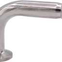 DERNORD Sanitary Hose Barb Pipe Fitting 1/2" Tri Clamp (25MM Ferrule) 90 Degree Elbow (Tube OD: 1/2"/12MM (1/2 Tri-clamp))