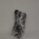 SOLY HUX Women's Two Piece Swimsuit Halter Triangle Tie Side String Bikini Set Grommet Eyelet Bathing Suit (Plain Black)