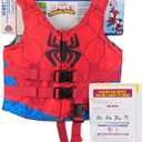 SwimWays Marvel Swim Trainer Life Jacket, US Coast Guard Approved Life Vest Kids Swim Vest, Pool Floats & Life Jackets for Kids 33-55 lbs, Spidey