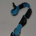 LED AirTag Dog Collar - Brightest Light Up Dog Collars - IP68 Waterproof Air Tag Dog Collar Holder - 1,600 Feet of High Visibility - Magnetic Charging - Dog Lights for Night Walking, Blue XL  