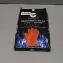 KITCHEN PERFECTION Silicone Smoker Oven Gloves -Extreme Heat Resistant BBQ Gloves -Handle Hot Food Right on Your Smoker Grill Fryer & Pit | Waterproof Oven Mitts |Superior Value Set+3 Bonuses (One Size Fits Most, Orange)