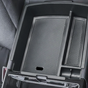 Center Console Organizer Compatible with 2025 2026 Hyundai Tucson Hybrid/Plug-in Hybrid/Limited Accessories (Steering Wheel Shifter ONLY), Armrest Storage Box Middle Console Insert Tray