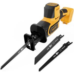 Brushless Reciprocating Saw Compatible with DeWalt 20V MAX Battery(Tool Only), 3,000 SPM One-Handed Cordless Sawzall, 1" Stroke Length, Pivoting Shoe, LED Light, Variable Speed for Wood/Meatl/PVC