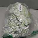 Rectangle Picnic Table Cloth, Elastic Waterproof Fitted Vinyl Tablecloths for 4 Foot Tables, Wipeable Flannel Backed Table Covers for Dining, Camping, Outdoor(Green Leaves,30"x48")