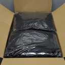 6-Pack Premium Black Spandex Tablecloths for 6ft Rectangle Tables, Stain & Wrinkle-Resistant, Washable Stretch Polyester Fitted Table Cover for Weddings, Banquets, Trade Shows Events